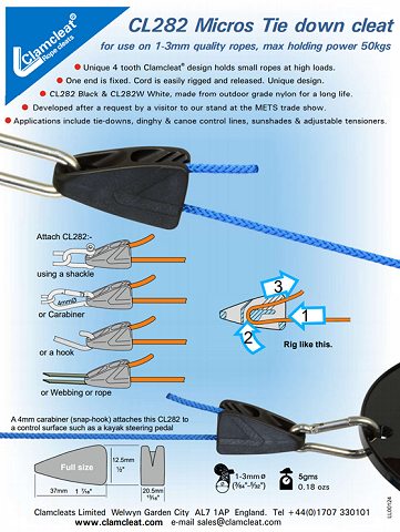 CL282 Tie Down Cleat 