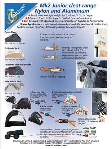 Mk2 Junior range for 3-6mm ropes