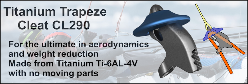 Titanium Trapeze Cleat CL290