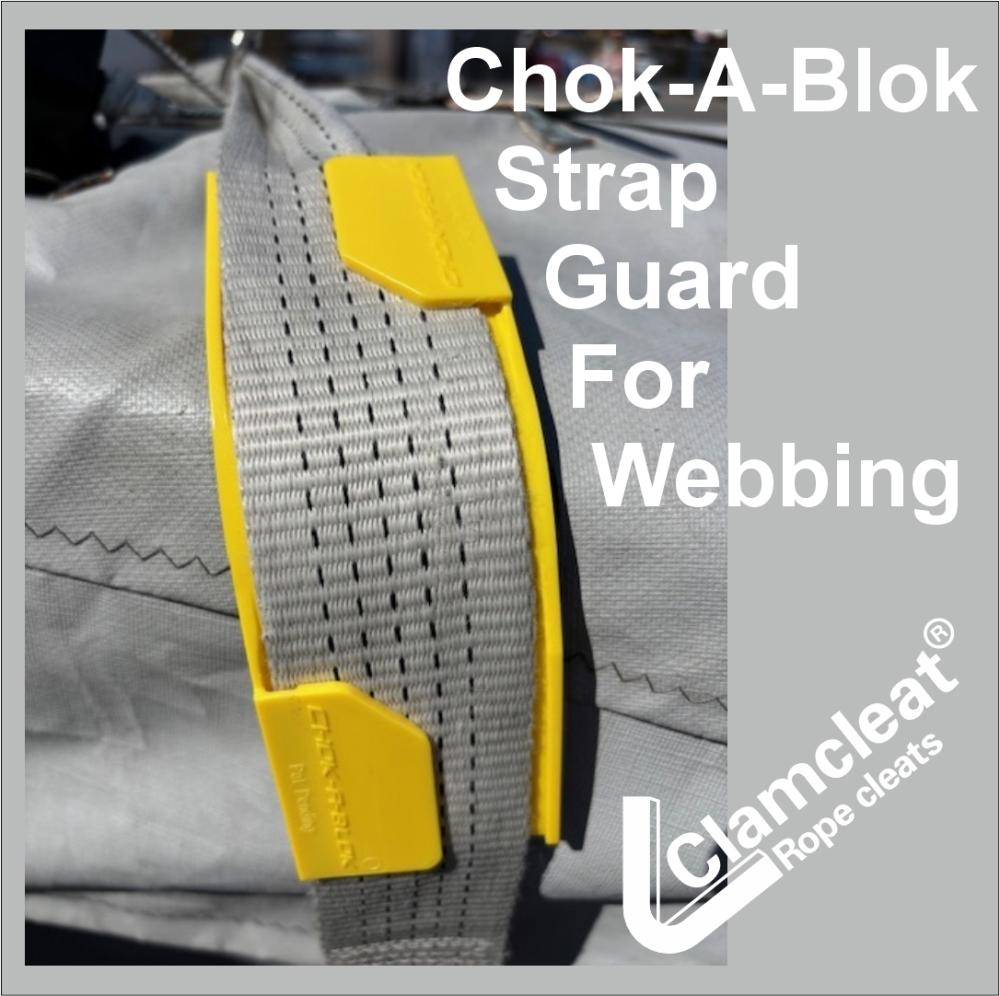 Chok-A-Blok strap guard for trailer webbing |Clamcleat®
