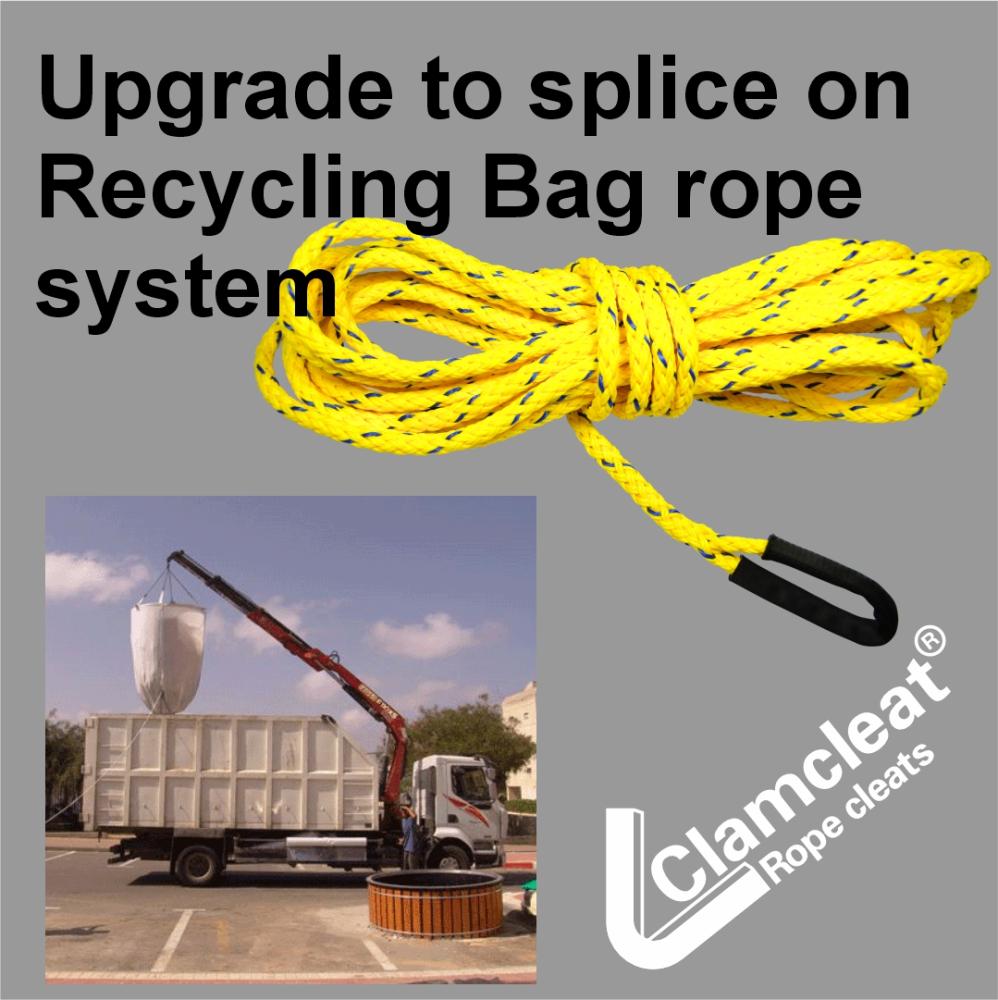 Recycling Ropes Recycling bag rope system PT414-9 upgrade |Clamcleat®