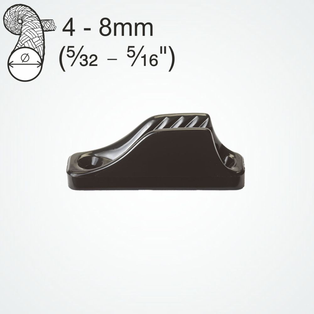 tm Clamcleat,CLAMCLEAT SIDE FIXING MIDI für Tau 4-8 mm CL215 