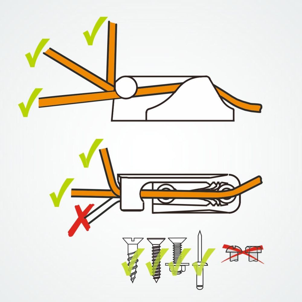 CL218MK2 side entry Cleat For 3-6mm (1/8-1/4
