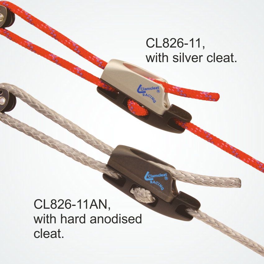 Nautos CL211 MK2 AN Clamcleat - Aluminum Rope Cleat For 1/8" To 1/4" Diameter Rope