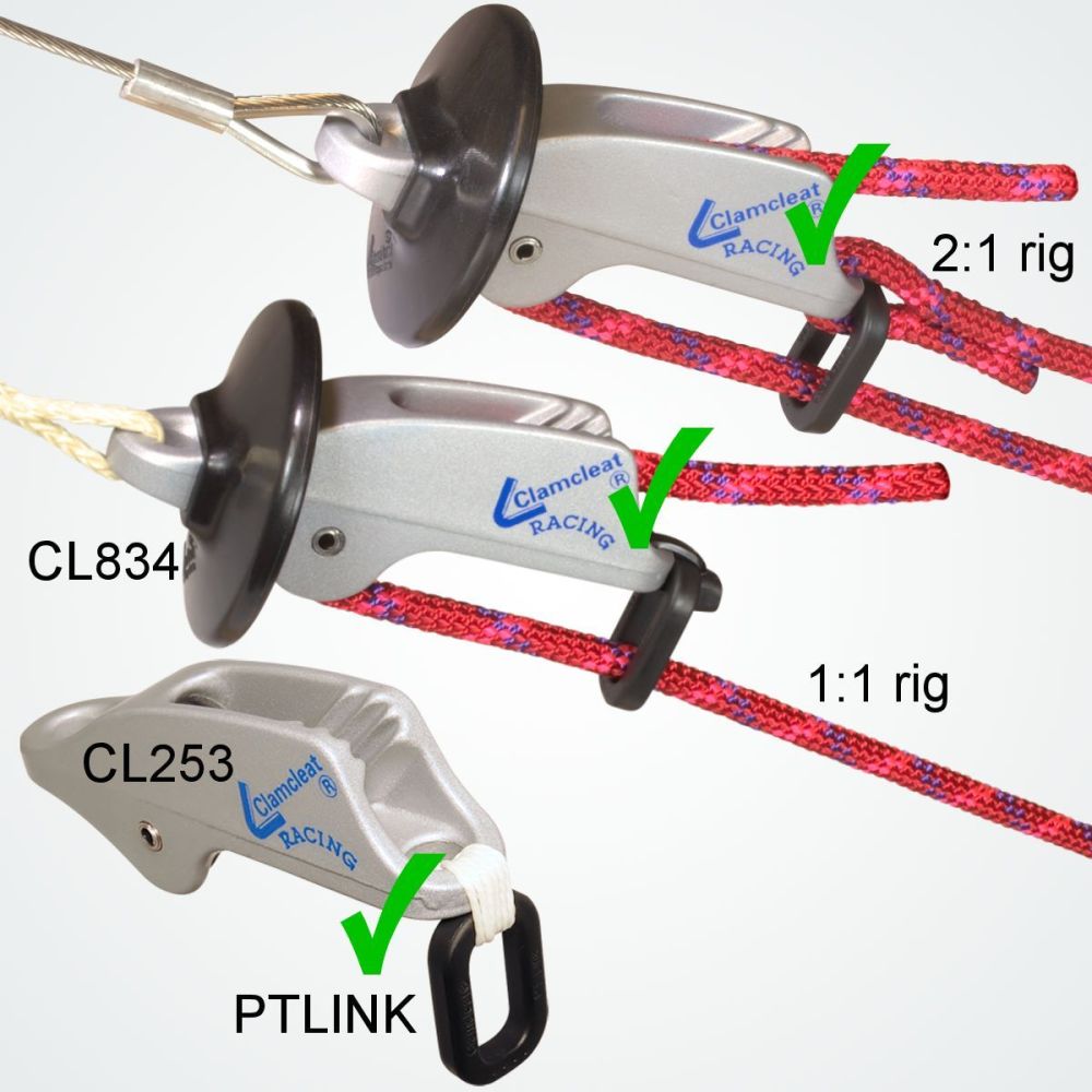 PTLINK For CL230 And CL253 Trapeze Cleat|Clamcleat®