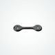 CL212BP-B  Black backplate for black and hard anodised sail cleats