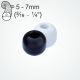  Clamcleat® PT520 Shock cord Ball is available black or white