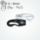  Clamcleat® PT405 Hook Connector for 4-8mm shock cord 