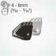 Clamcleat® CL215 Side Fixing Midi cleat for 4-8mm ropes