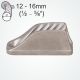 Clamcleat® CL220VB Racing Major cleat, with VB finish for welding to alloy profiles.