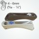 Clamcleat® CL264 Cobra cleat for 4-6mm ropes
