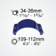 Clamcleat® CL111 clamp for CL244 cleat, fits tubes 34-36mm diameter