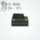 CL243/S5 nylon cleat for clamping onto 20mm tubes and poles