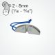 Clamcleat® CL261 Power Grip 1. A one-handed aid for tensioning 2-8mm ropes.