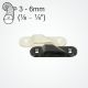 Clamcleat® CL283 Sail Line Cleat (Starboard) for 3-6mm rope