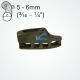 Clamcleat® CL285 all aluminium Aero cleat (Mk2 style) for 5-6mm ropes