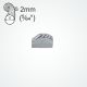 Clamcleat® CL721 very small alloy insert cleat