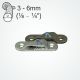  Clamcleat® CL241 Racing Sail Line (Port).  An aluminium cleat for 3-6mm ropes.