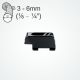 Clamcleat® CL243L Nylon Cleat Insert with Fairlead