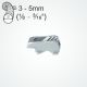 Clamcleat® CL244/L Alloy Insert cleat for 3-5mm ropes