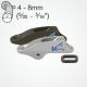 Clamcleat® CL253 Trapeze & Vang Cleat, for 4-8mm rope