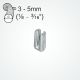 Clamcleat® CL715 Alloy Insert cleat, fits into a moulded part