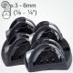  Clamcleat® CL825CKC XD twin training cleat for 3-6mm ropes
