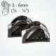  Clamcleat® CL832-CKC cleat complete with Keeper and Cage, for 3-6mm ropes