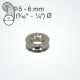 Clamcleat® PT5110 Titanium ring thimble for 5-6mm ropes