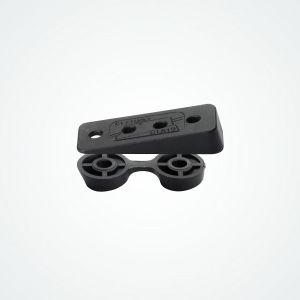 Clamcleat® CL819 Tapered Pad is used to angle Mk2 Junior cleats.