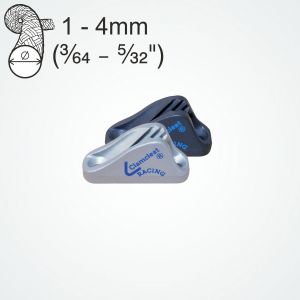 Clamcleat® CL275 Racing Micros cleat for 1-4mm ropes