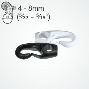  Clamcleat® PT405 Hook Connector for 4-8mm shock cord 
