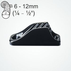 Clamcleat® CL201 Vertical.  Nylon rope holding cleat