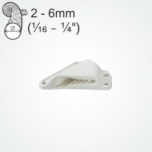 Clamcleat® CL233 sail line nylon cleat for holding 2-6mm lines.  