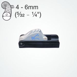 Clamcleat® CL257 Auto-Release Racing Mini holds 4-6mm ropes