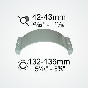 Clamcleat® CL134 clamp for holding CL244 cleat onto 42-42mm diameter tubes