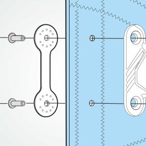 Use Clamcleat® CL212BP to spread the load when riveting onto sails.