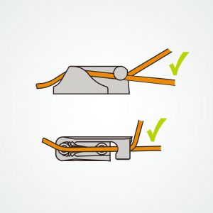 Clamcleat® CL217 Mk2 rope angles