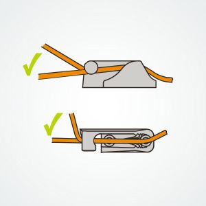 Clamcleat® CL218 Mk2 rope angles