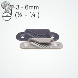 Clamcleat® CL259 Racing Fine Line (Port). An aluminium cleat for 3-6mm ropes.
