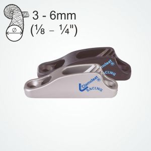 Clamcleat® CL702 Aluminium Boom Cleat has a curved base