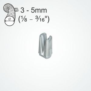 Clamcleat® CL715 Alloy Insert cleat, fits into a moulded part