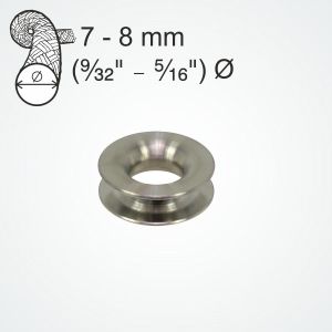 Clamcleat® PT5115 Titanium ring thimble for 7-8mm ropes