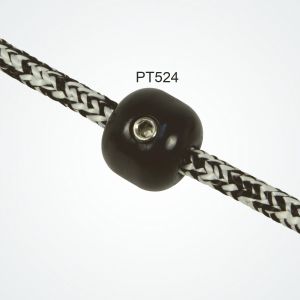 PT524 Screw-on Stopper Ball fitted to 6mm rope