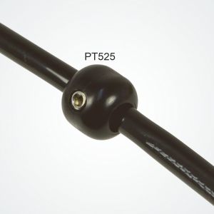 Clamcleat® PT525 screw-on Stopper Ball shown fitted to 8mm tube