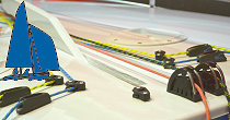 Dinghy: Deck cleats