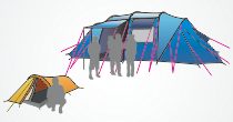1-8 Person Tents