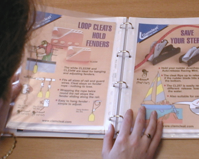 Example of posters sized at A5 and A4